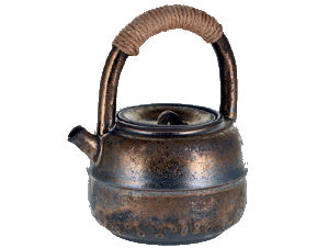 *Teiera Ceramica 450ml effetto Metallo